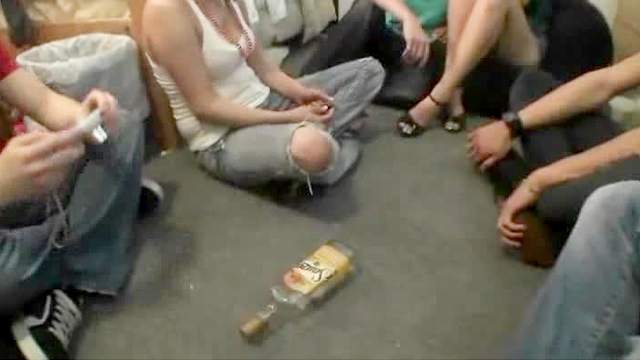 Spin the bottle strip