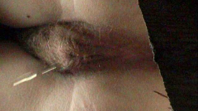 Sweet pissing beauty with shaved pussy