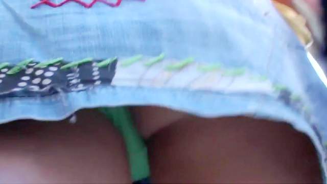 Outdoor upskirts with our voyeur spy camera