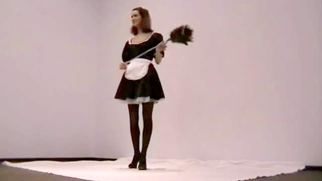 Sexy French maid photo shoot