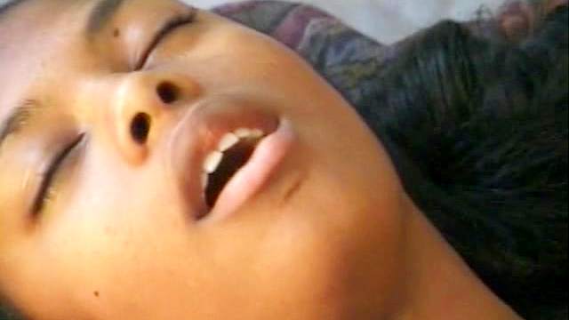 Sweet ebony is sucking black dick