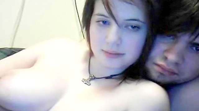 Amateur, Brunette, Fingering, Teen (18+), Girlfriend, Short hair, Webcam, Natural tits