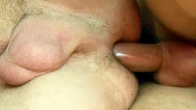 Two gays are ducking dick of their friend