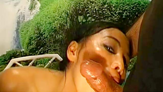 Hardcore pissing scene with bukkake