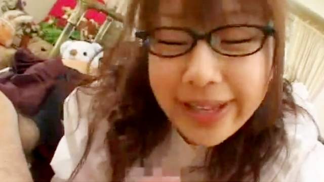 Japanese tramp with a hairy pussy gets nailed in a gangbang
