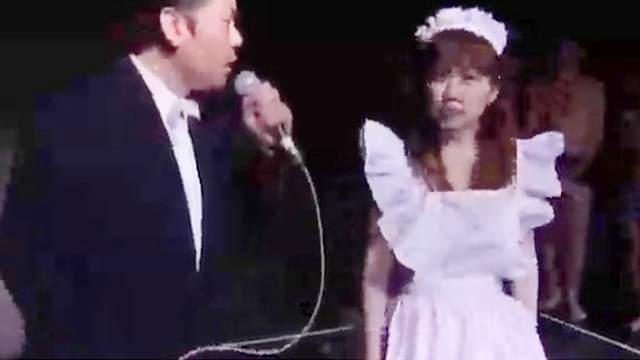 Slutty Japanese chicks with small tits getting cumshots