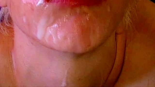 Hardcore cum-swallowing blonde love sperm