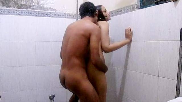 Couple, Shower, Standing