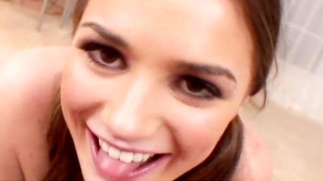 POV blowjob by talented and ambitious teen Tori Black
