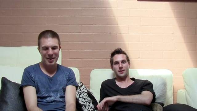 Sensual gays are kissing and fucking