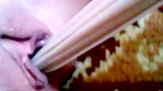 Sweet homemade scene with masturbation