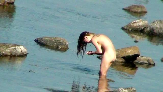 Beach, Nudist, Soapy