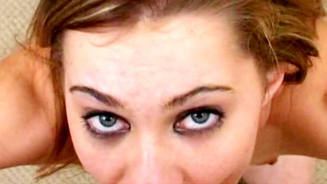 POV blowjob by a sexy young amateur babe