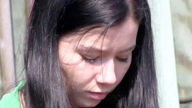 Sweet solo in outdoor with Jaqueline D