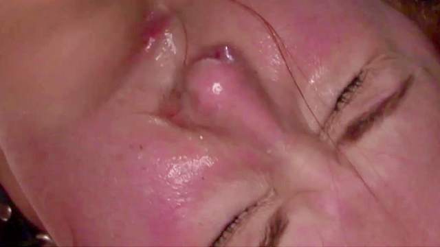 Anal sensations for sleazy redhead Rose Red