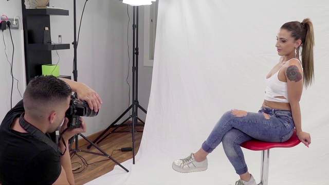 Impressive porn shooting with amzing Medusa