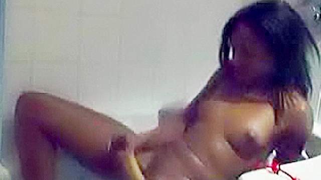 Amateur, Ebony, Masturbation, Perfect body, Shaved pussy, Small tits, Solo girl, Toys, Wet