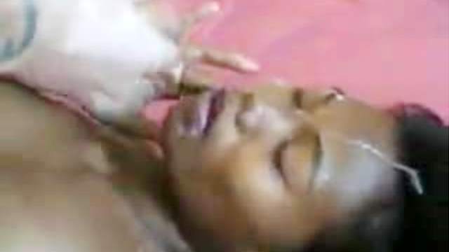 Fuck and facial with black teen
