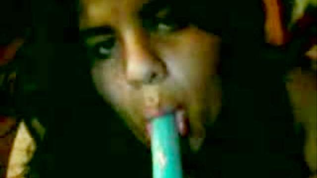 Dildo blowjob from Latina