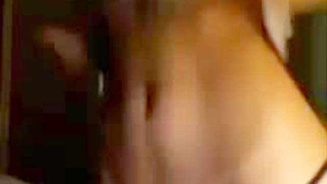 Webcam tease girl models her ass in thong