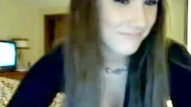 Young and beautiful on webcam