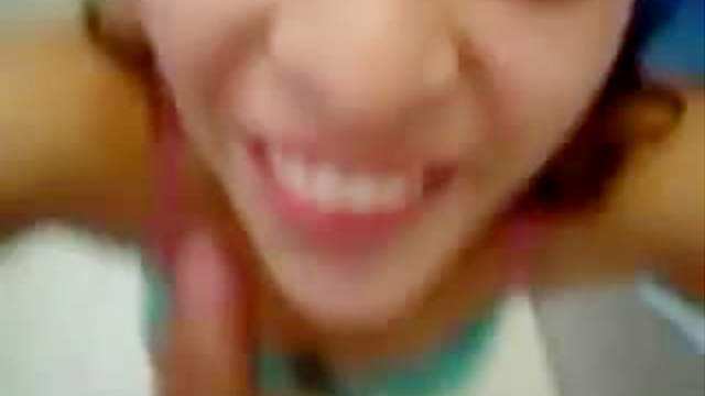 Load in her lovely Latina mouth