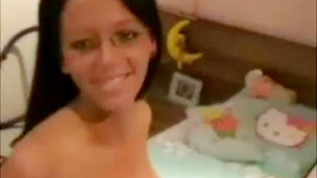 Pregnant wife in slutty lingerie boned