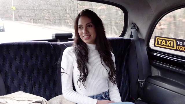 Fake taxi unbelievable experience with a shy teen thirsty for cock