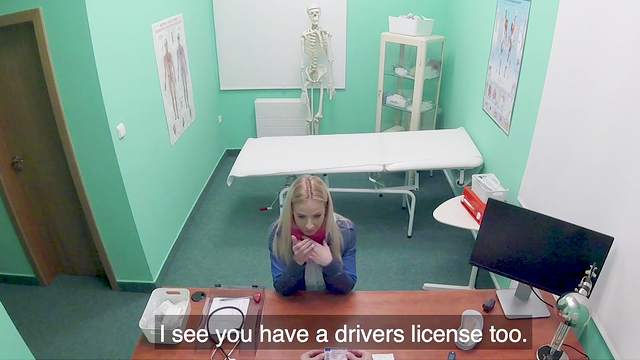 Impressionable Nathaly Cherie gets her young twat stuffed at the clinic