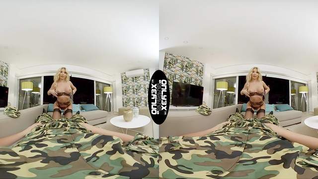 VR action shows the busty wife taking it hard in missionary