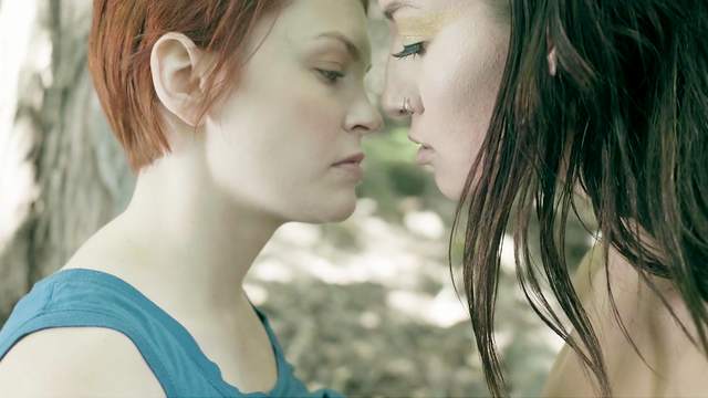 Lesbians are out into the woods acting all slutty and wild