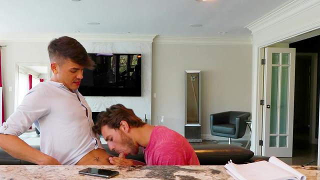 Rimming and rough anal with hot guys Andy Taylor and Carter Woods
