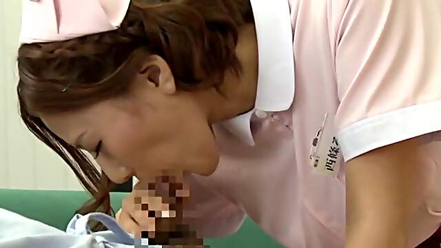 Nurse from Japan tries healing patient with handjob