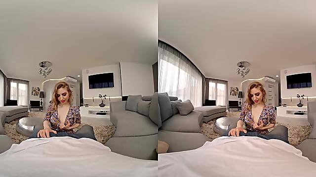 POV video with a beautiful wife Jayla De Angelis satisfying her husband