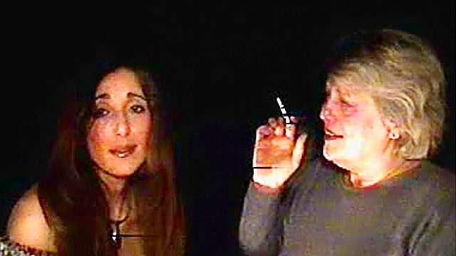 Mature and milf smoke together