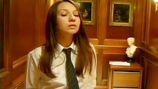 Schoolgirls spanked by headmistress
