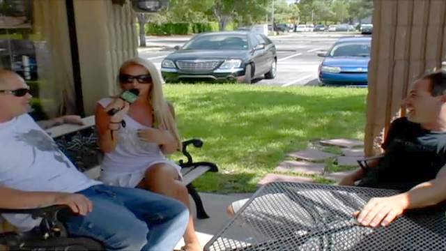 Cute blonde amateur filled with dick
