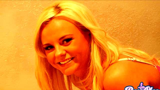 Bree Olson glamorous in lingerie and pissing