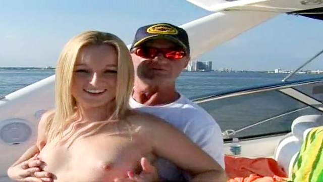 Bikini girl hardcore anal sex on boat