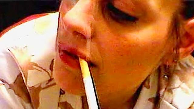Sexy ladies that smoke together on webcam