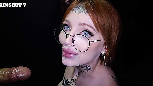 Two hot babes Sona Bella and Riley Moon getting banged through gloryhole