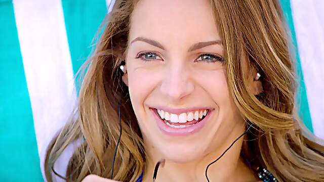 Babes.Com presents a sensual scene with Kimmy Granger on the bed