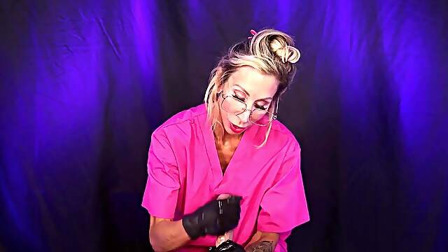 Blonde milf Morgan Ray in sexy uniform gets fucked hard by horny guy