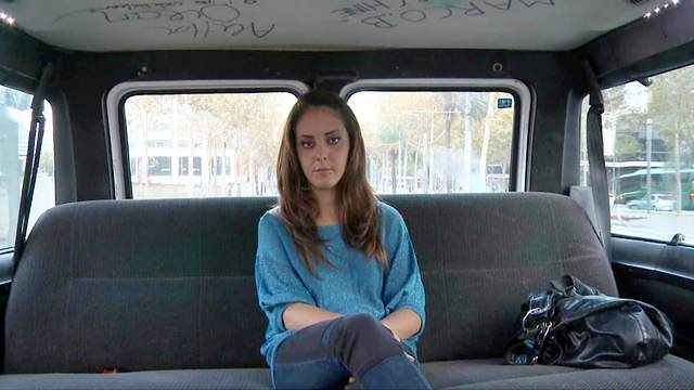 Babe banged in a van like a slut