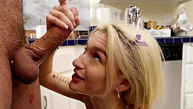 Blond beauties Nadya & Emma indulge in a steamy HD session of oral pleasures