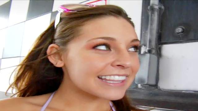 Cutie with a great smile fucked in the car