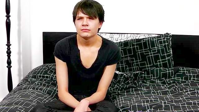 Tight balls and hard cock for emo boy