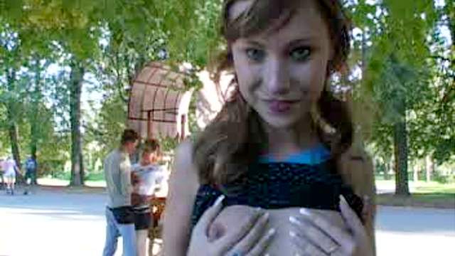 Sexy public upskirt fronm horny Russian Anna