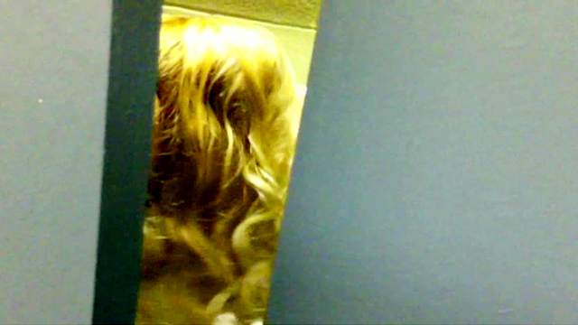 Jessie Andrews being fucked in the gloryhole cabin