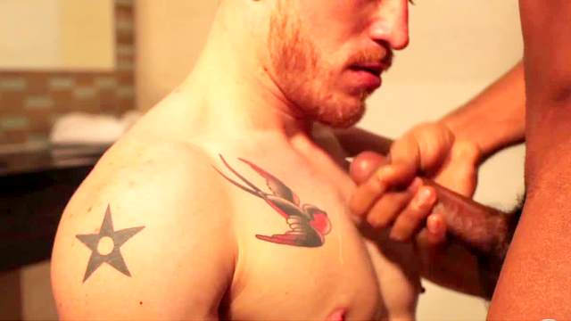 Tanned dude is sucking tasty ass of his friend